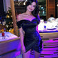 Black tight strapless fashion short birthday dress homecoming dress party dress nv2208