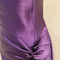 Purple Vintage Elegant Fashion Long Satin Ball Gown Evening Dress Party Dress nv3570