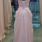 Pink Elegant A-Line Off Shoulder Backless Beaded Ruffled Floor Length Graduation Party Dress Sweetheart Neckline Pink Floor Length Prom Gown Evening Dress nv2052