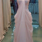 Pink Elegant A-Line Off Shoulder Backless Beaded Ruffled Floor Length Graduation Party Dress Sweetheart Neckline Pink Floor Length Prom Gown Evening Dress nv2052